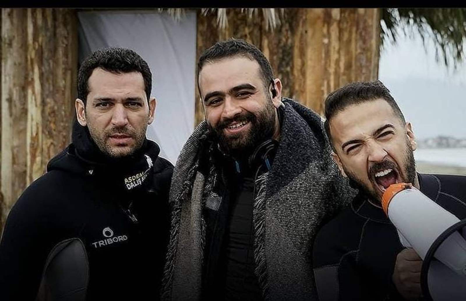 Murat Yildirim from Mako movie shooting 